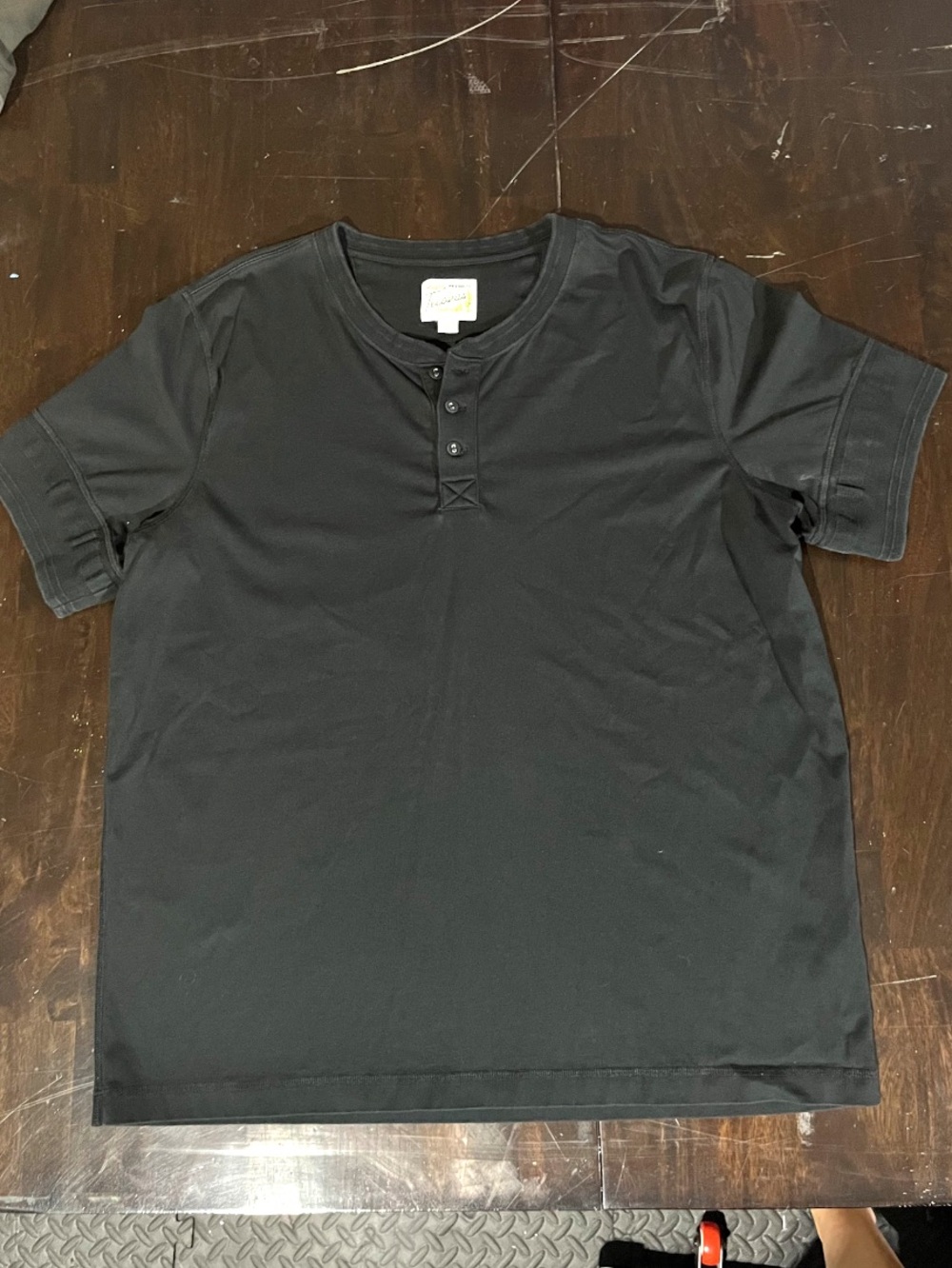 Tecovas Standard Issue Henley, Black, SZ XL